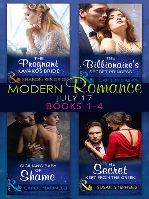 cover image of Modern Romance Collection: July 2017, Books 1-4